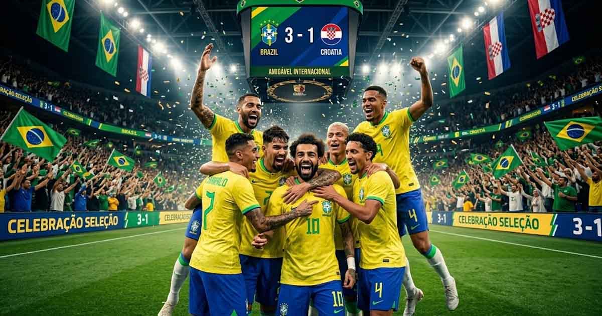 البرازيل تُسقط كرواتيا 3-1 في تشريحة مونديال 2026.. فينيسيوس يُدير اللعب ومارتينيلي يُغلق الحساب