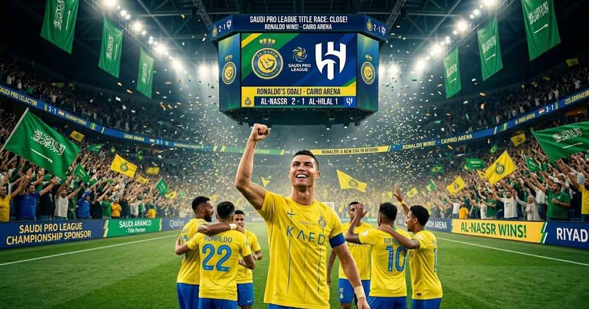 دوري روشن السعودي يشتعل: النصر يتصدر ورونالدو يعود والهلال لا يستسلم في مرحلة الحسم